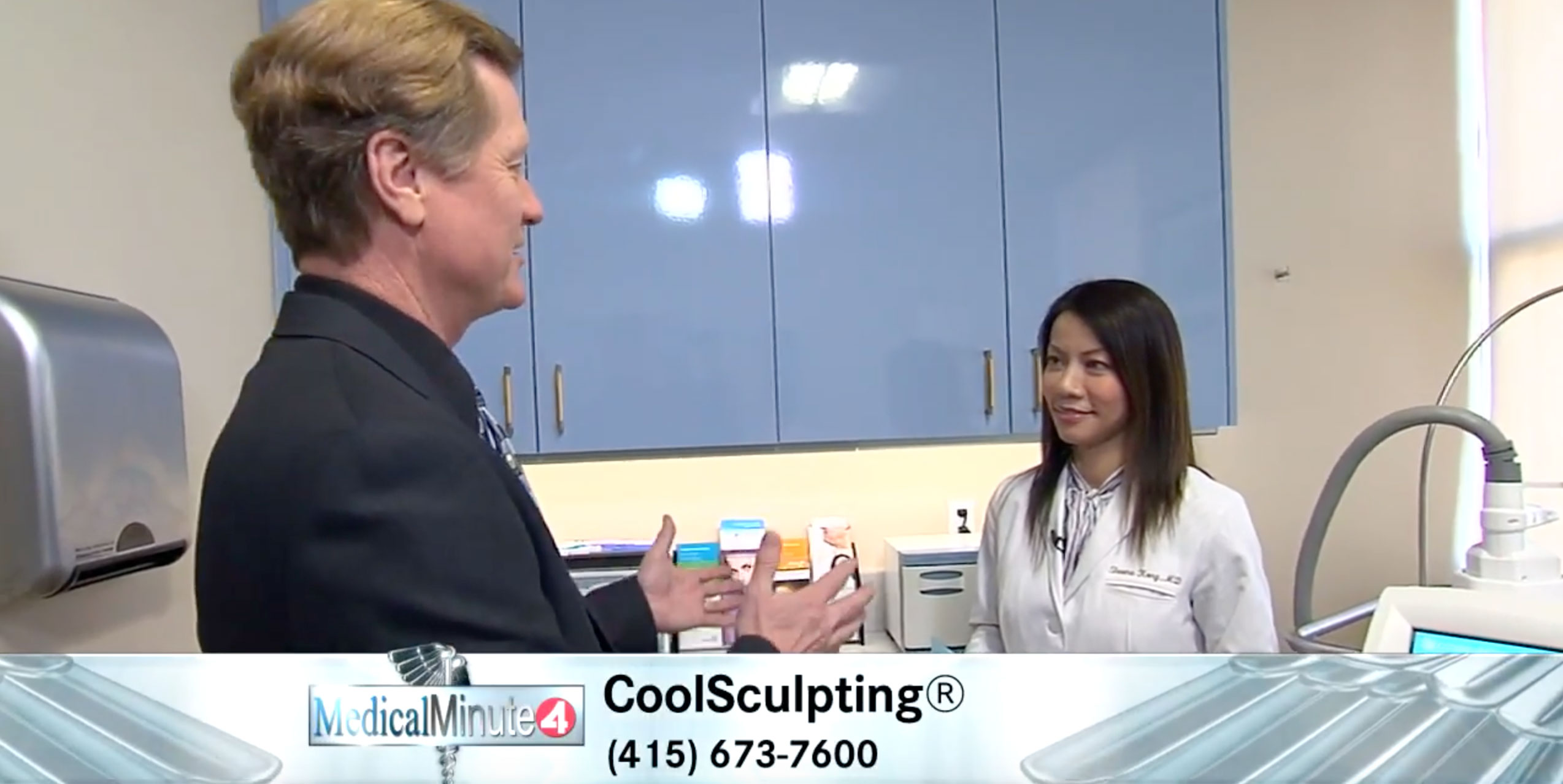 Dr. Kong talking about Coolsculpting